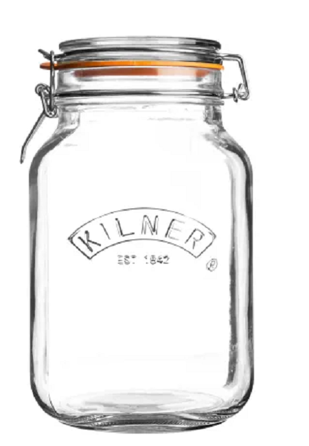 Kilner Drahtbügelglas eckig 2 Liter 