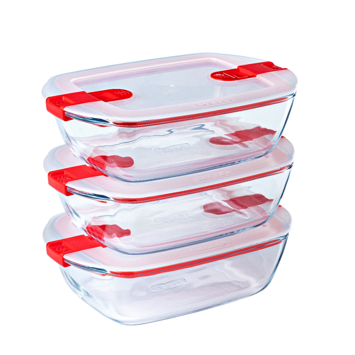 Pyrex Cook & Heat Lunchboxen (3 Stück) 