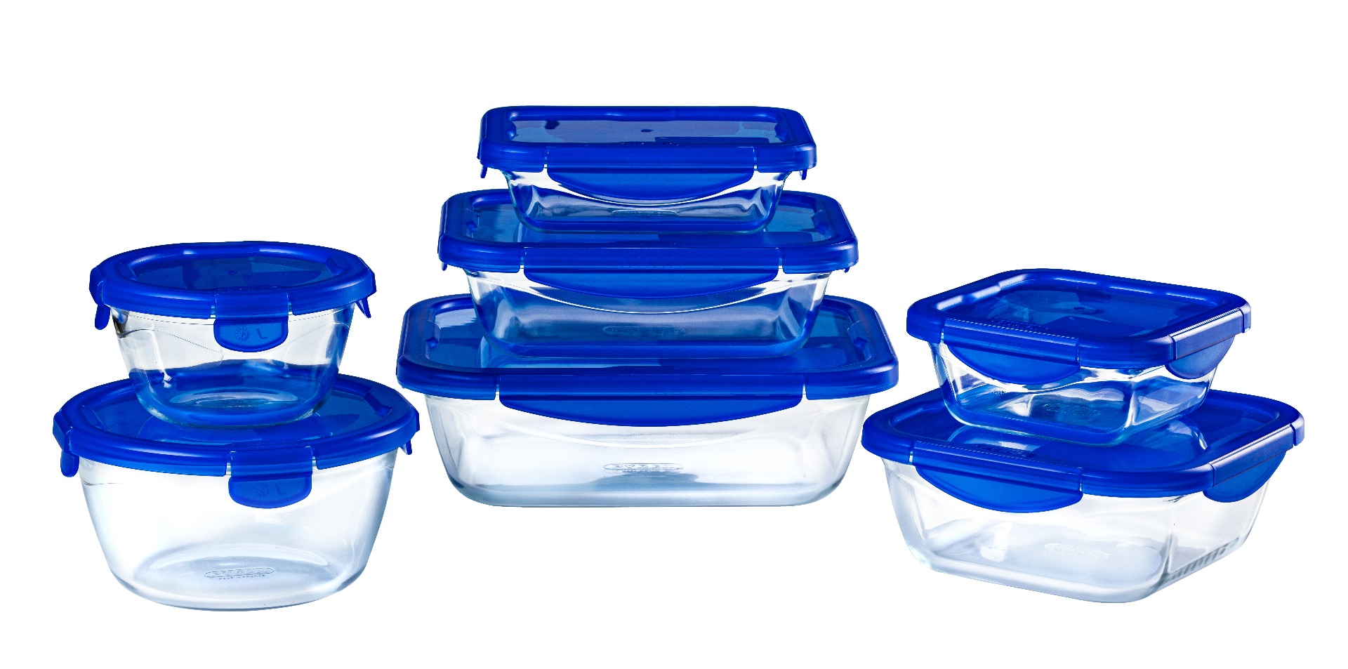 Pyrex Cook & Go – Set mit 7 Aufbewahrungsschalen 