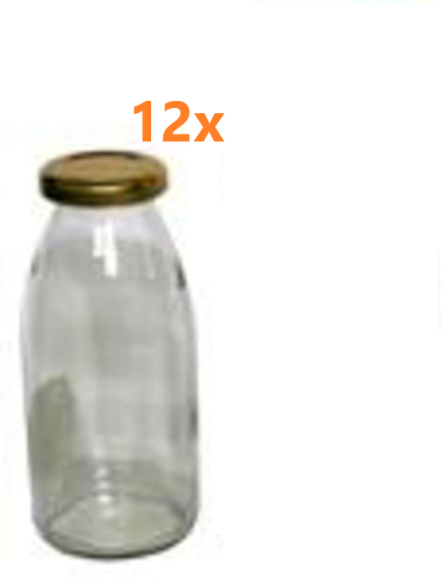 Flasche rund 250 ml (12 stück) 
