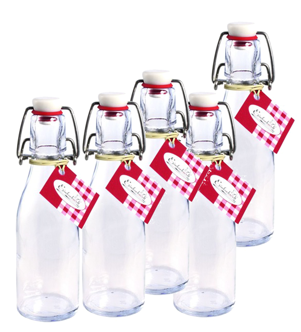 Einkochwelt - 12 Flaschen - 100 ml - mit bügelverschluss - pro palette - 84 kartons 