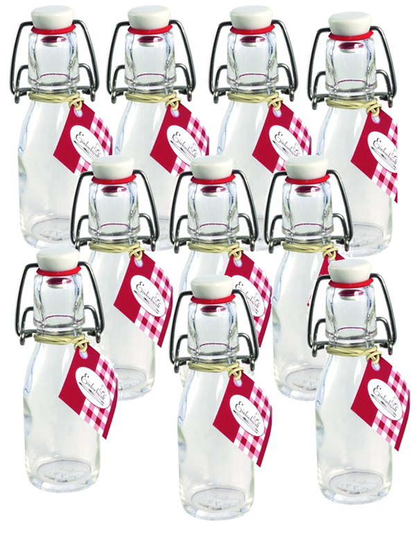 Einkochwelt - 12 Flaschen - 100 ml - mit bügelverschluss - pro palette - 160 kartons 
