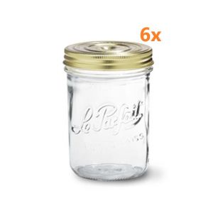 Le Parfait Familia Wiss - Terrine Einmachglas 750 ml (6 Stück) 