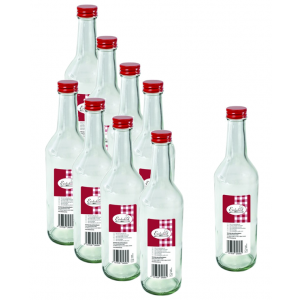 Einkochwelt Gradhalsflasche 500 ml - set 12 - pro Palette - 48 Kartons 