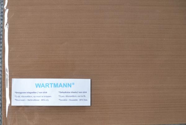 Dörrfolie Wartmann Dörrgerät 40cm x 40cm (2 Stück) (Selber auf Grösse schneiden!) 