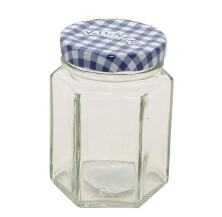 Kilner Marmeladenglas 110 ml mit deckel blau-weiß 