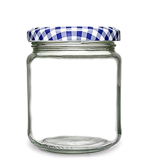Kilner Marmeladenglas 228 ml mit deckel weiß - blau 