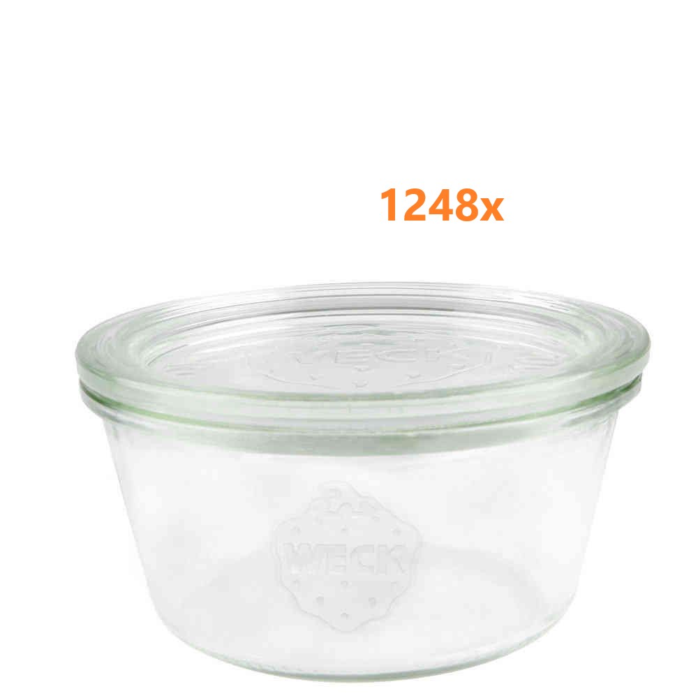 WECK Sturzglas 290 ml nieder (1248 Stück) 