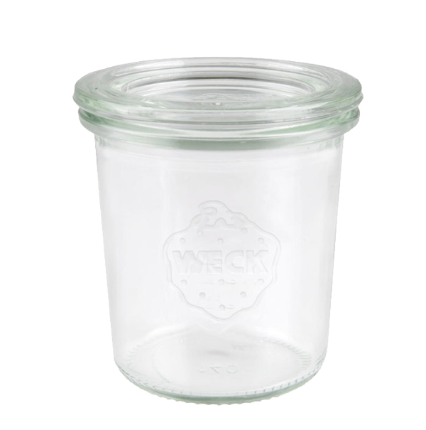 WECK Sturzglas 140 ml - mit Glasdeckel - Rundrand 60 